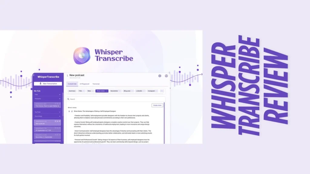 WhisperTranscribe review