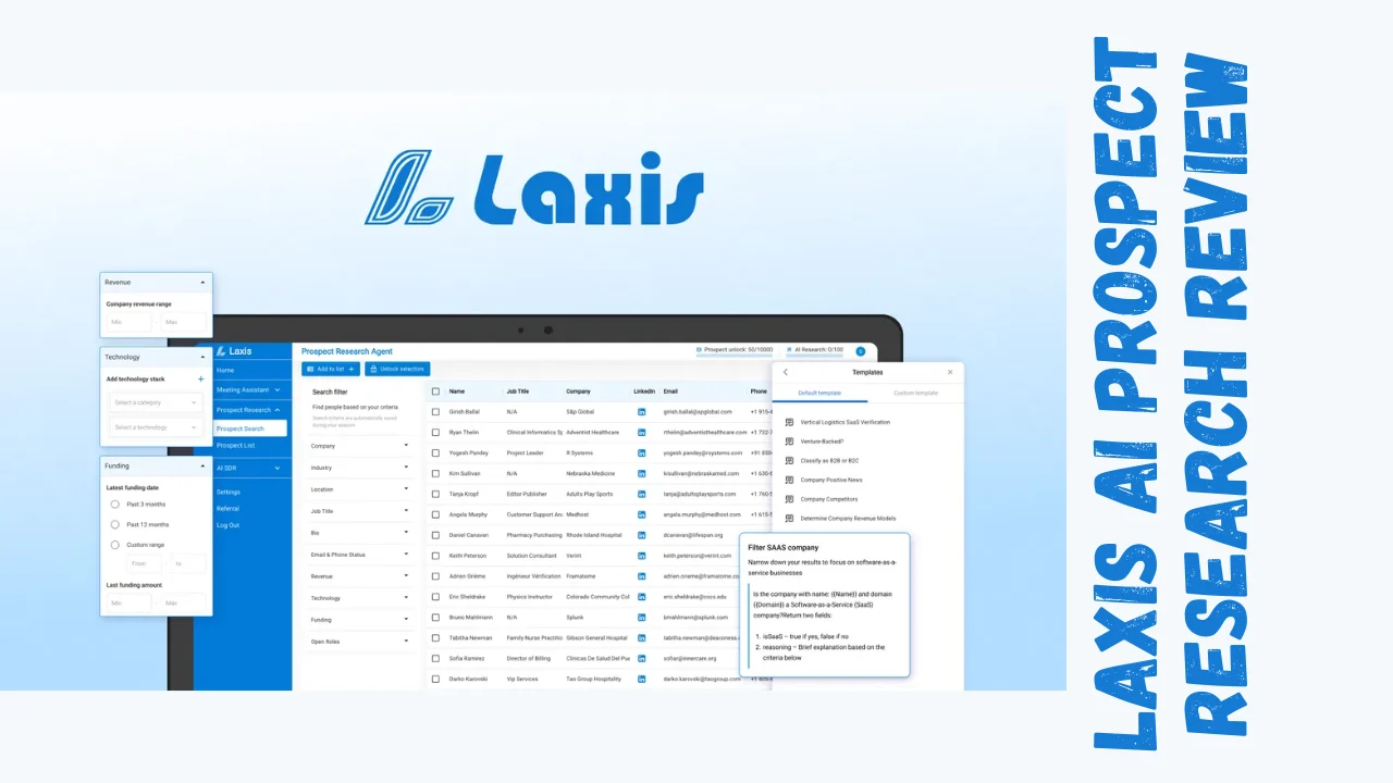 Laxis AI Prospect Research Review